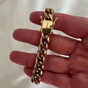 Henrigirl Stylish Gold Chain Bracelet